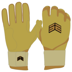 SE Athletics Gold Rush Batting Gloves