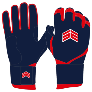 SE Athletics Impact Navy Batting Gloves
