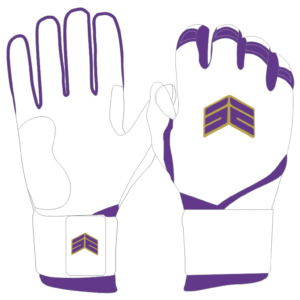 SE Athletics Purple/Gold Batting Glove