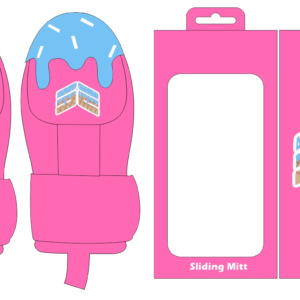 SE Athletics Pink Ice Cream Sliding Mitt