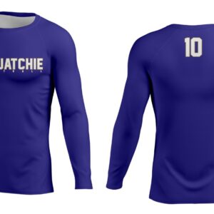 Sequatchie County Purple Long Sleeve Compression Shirt