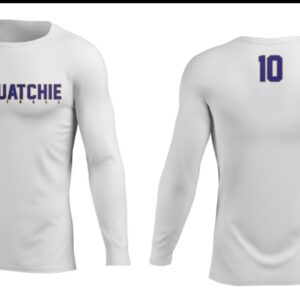 Sequatchie County White Long Sleeve Compression Shirt