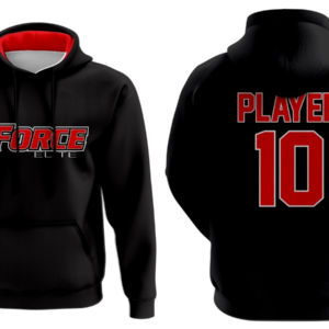 SE Sublimated Hoodie Black Force Elite