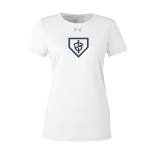 Under Armour Women's Tech Tee Team Impact White/Navy