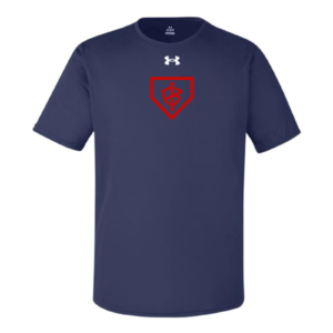 Under Armour Men's Tech Tee Team Impact Navy/Red