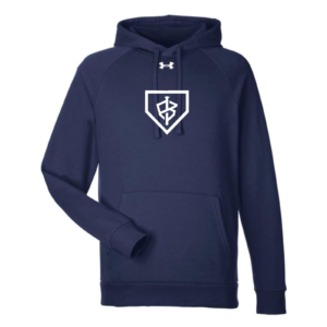 Under Armour Men's Rival Fleece Hoodie Team Impact Navy/White