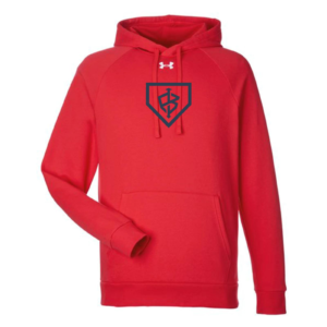 Under Armour Men's Rival Fleece Hoodie Team Impact Red/Navy