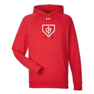 Under Armour Men's Rival Fleece Hoodie Team Impact Red/White