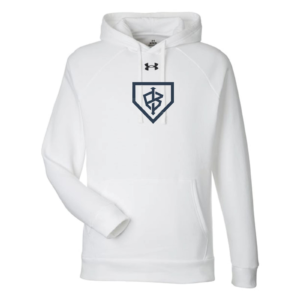 Under Armour Men's Rival Fleece Hoodie Team Impact White/Navy
