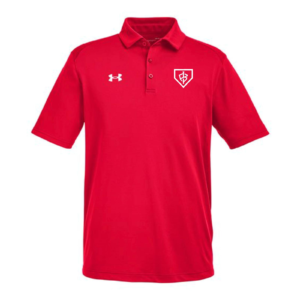 Under Armour Men's Tech Polo Team Impact Red White